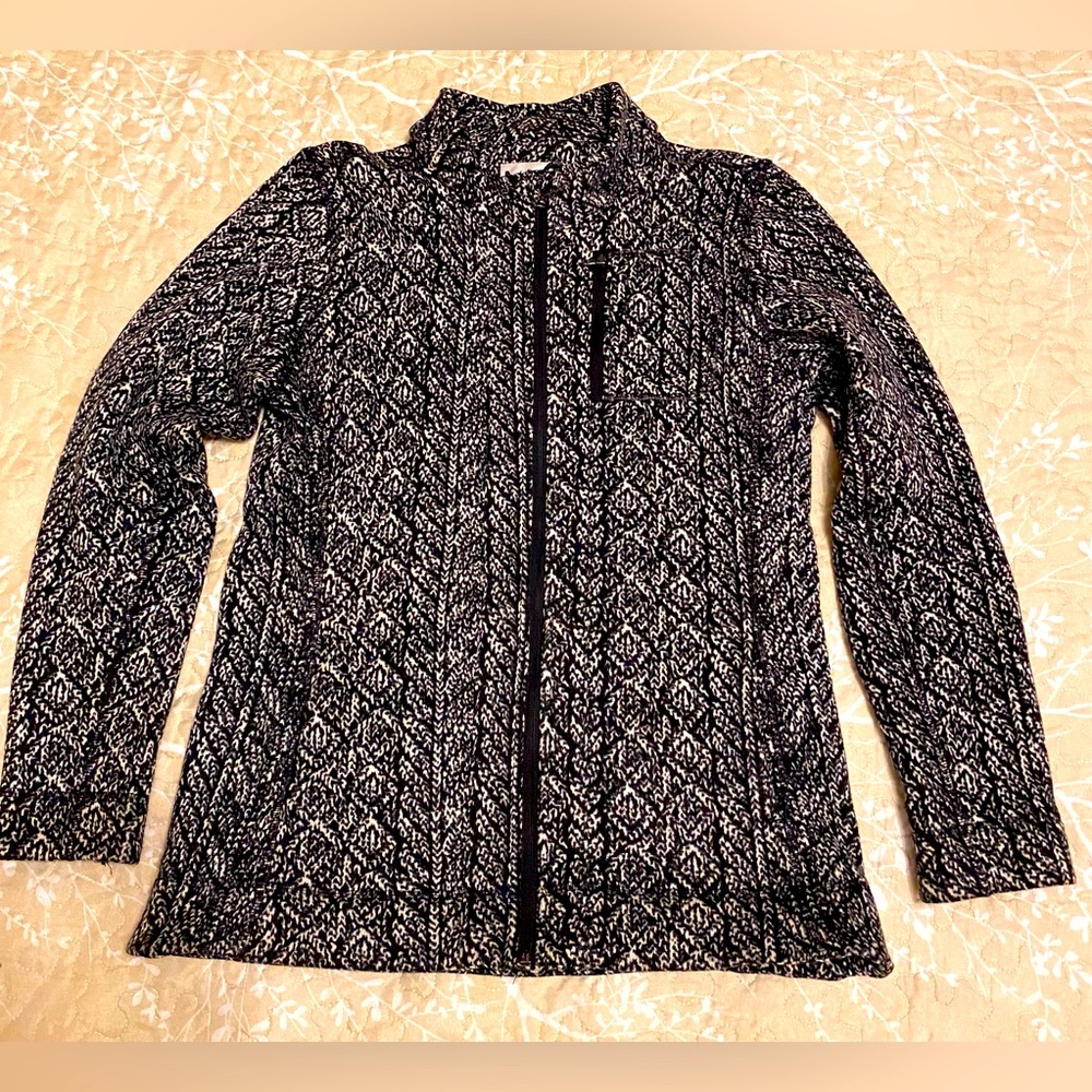 Marc New York Women’s Sweater Jacket Size Medium Black and White